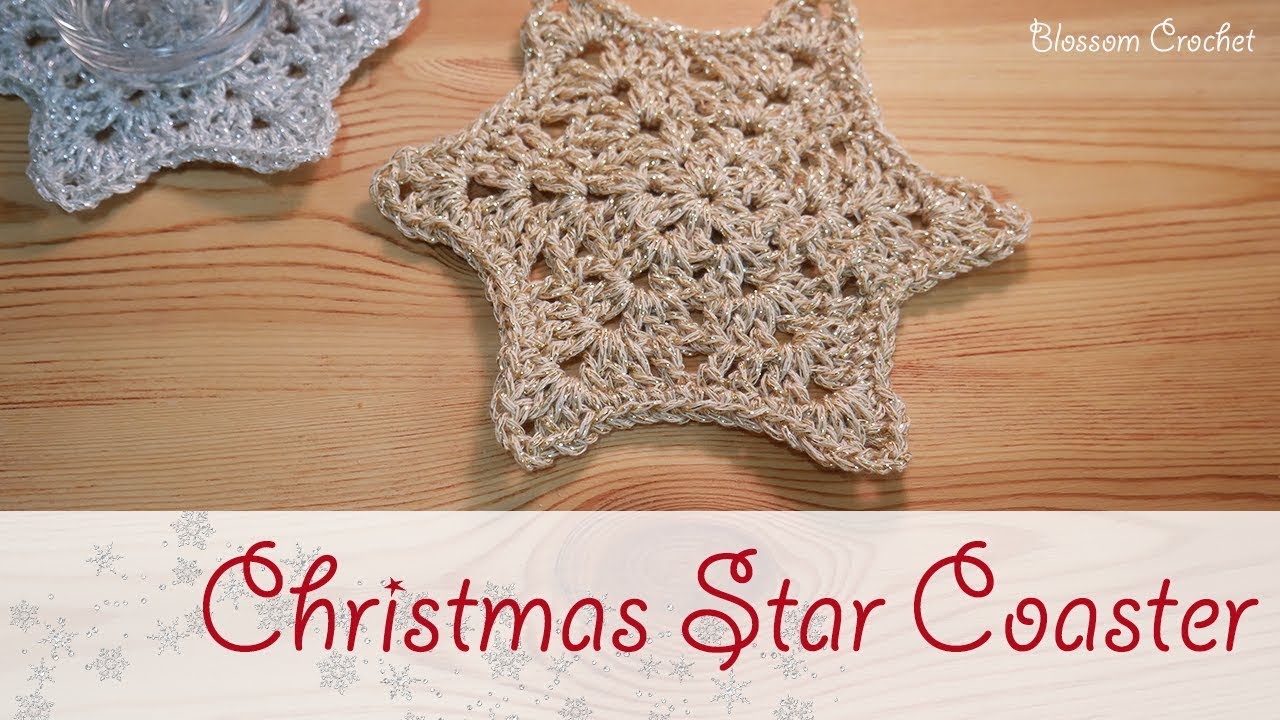 Christmas Series Ep 8: Crochet Star Coaster