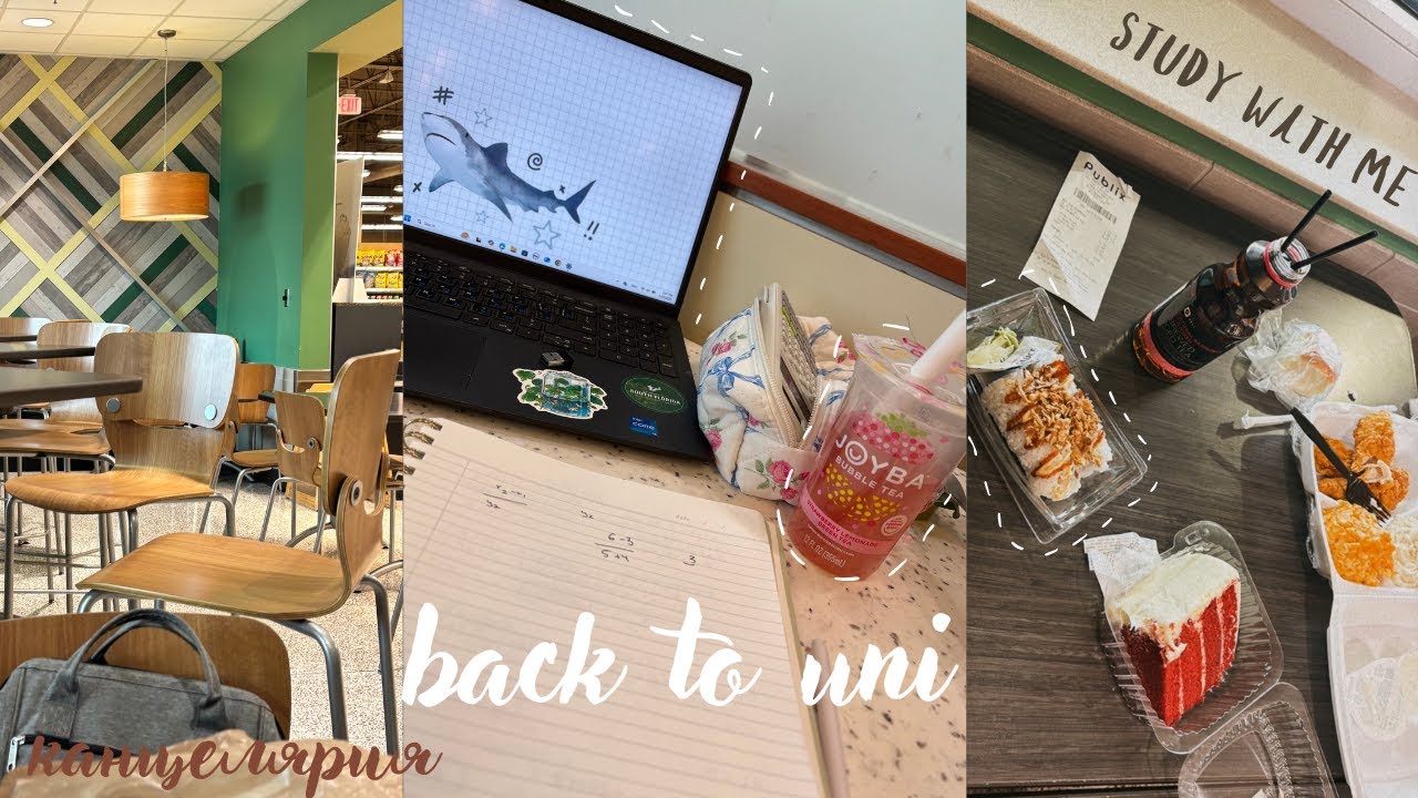🌱back to uni//распаковка канцелярии//учеба влог//заполняем ежедневники //день студента биологии 🐻📚