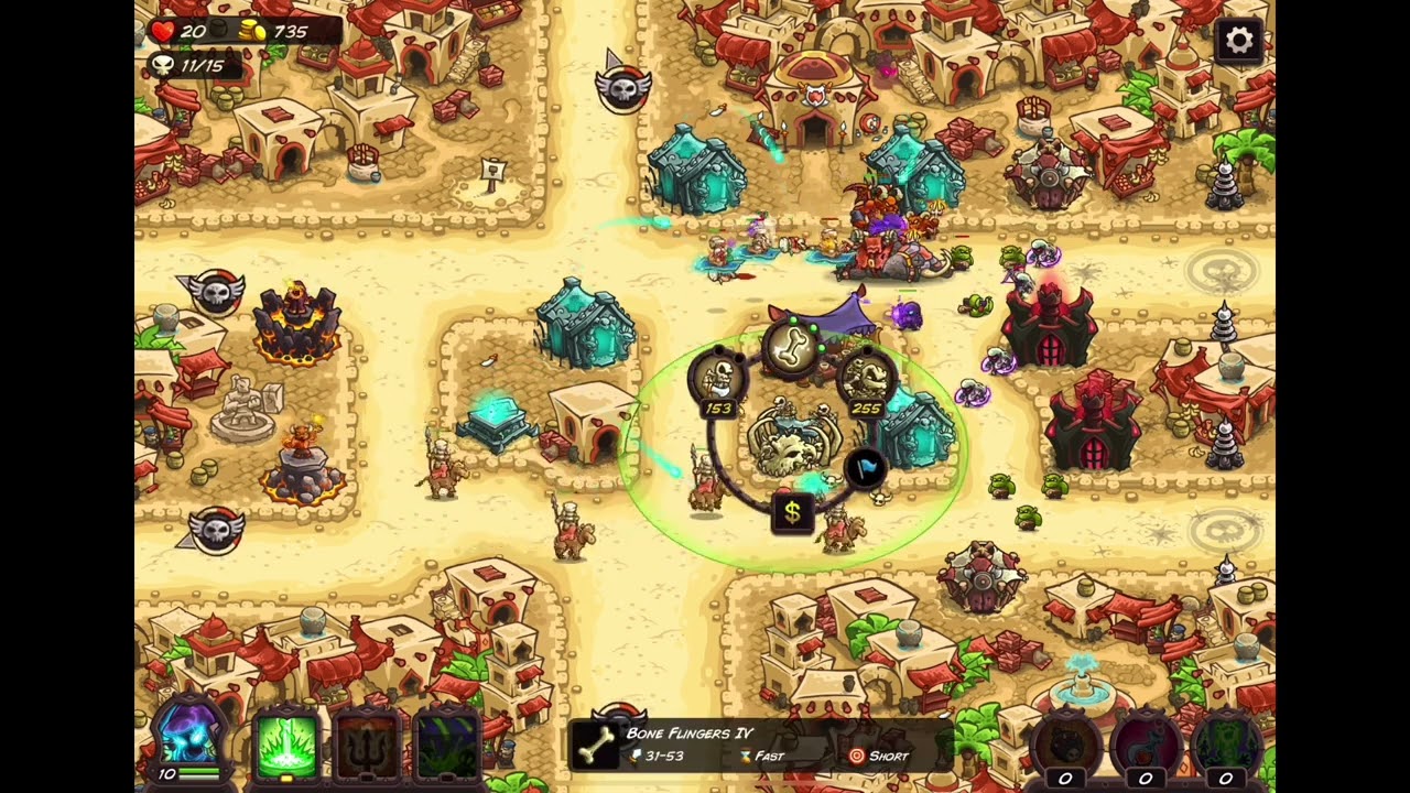 Kingdom Rush Vengeance - Hammerhold Streets [Campaign][Impossible]