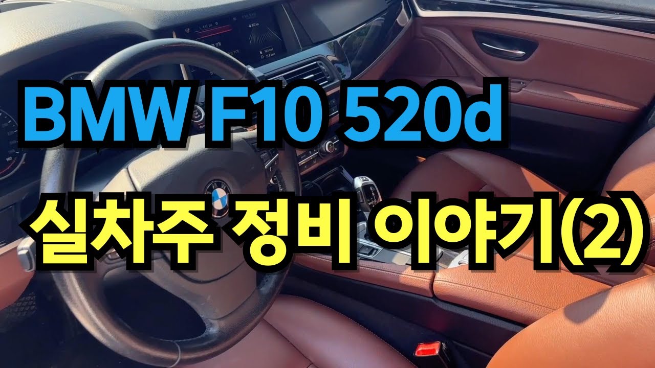 BMW F10 520d 1년반 운행 | 실차주 정비 이야기 (2)