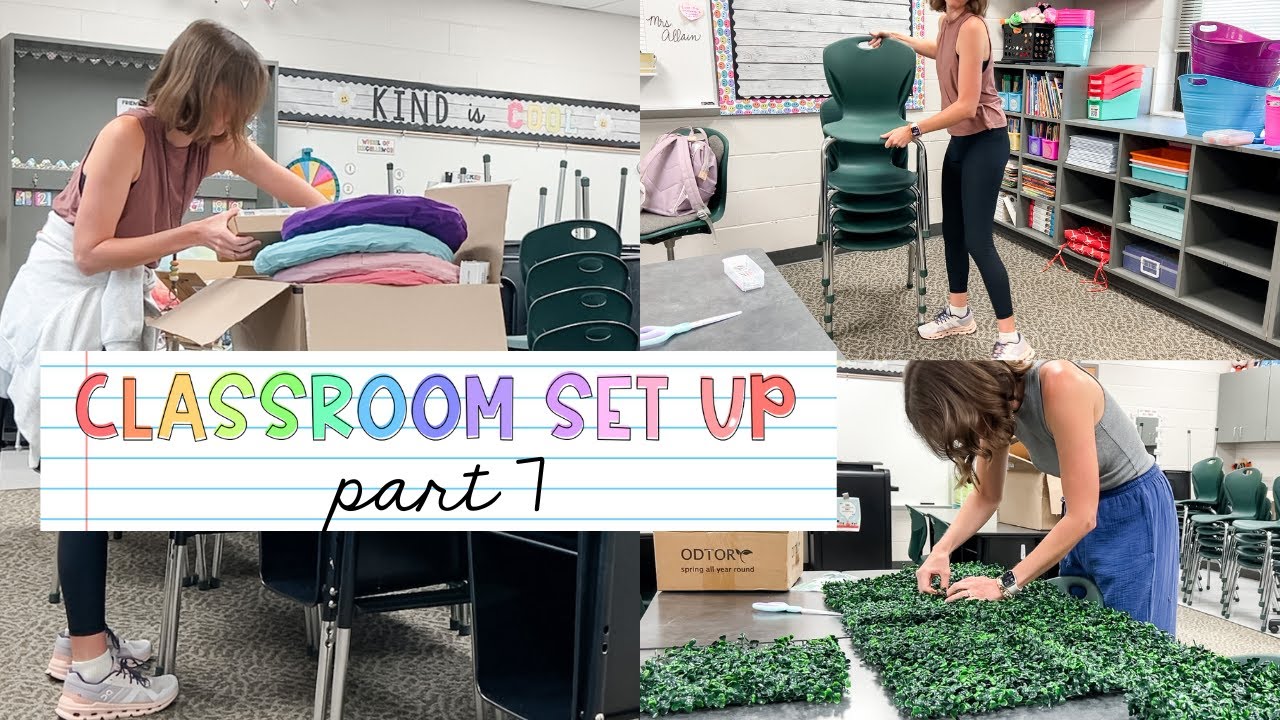 CLASSROOM SET UP 2024 | pt. 7 layout, moving furniture, amazon haul