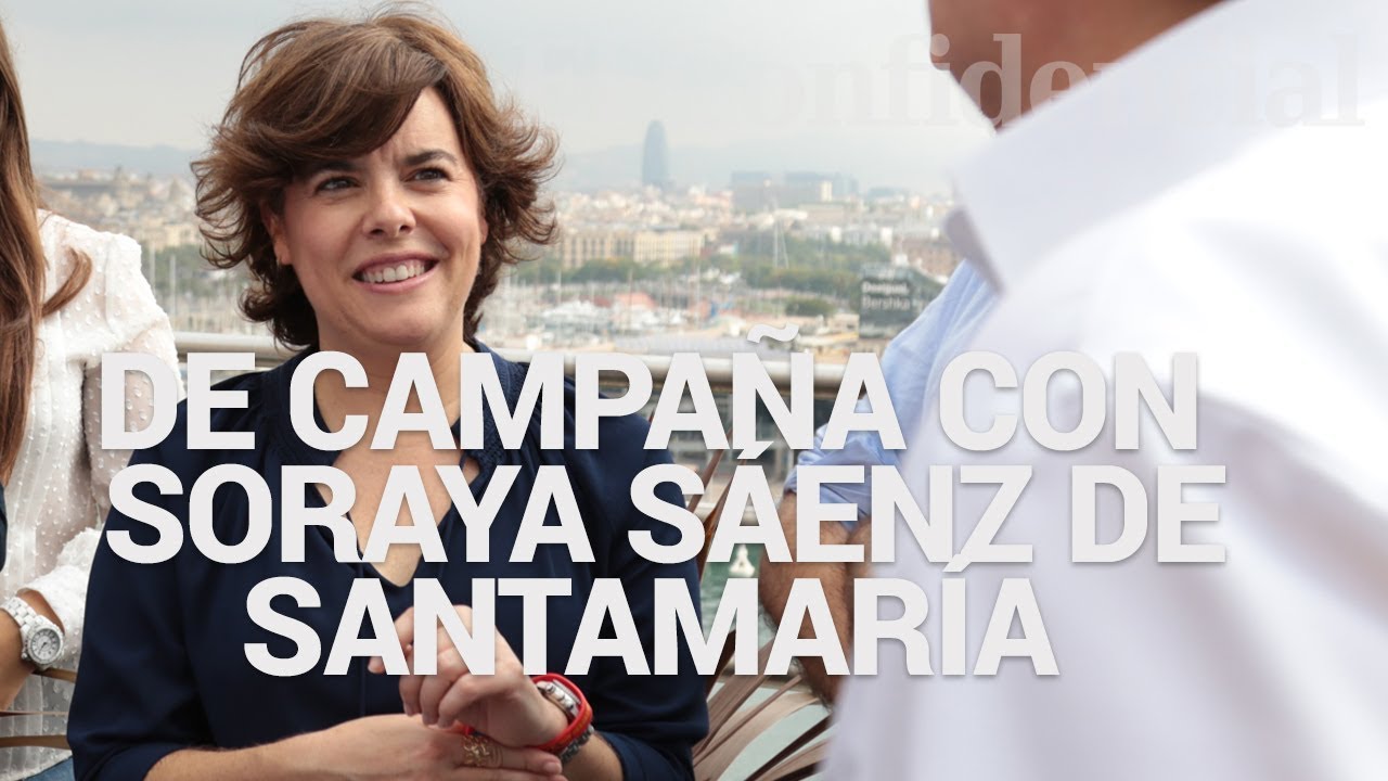 De campaña con Soraya Sáenz de Santamaría
