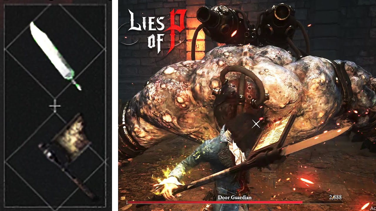Door Guardian NO Hit NG++ Tyrant Murderer's Dagger + City Longspear Handle
