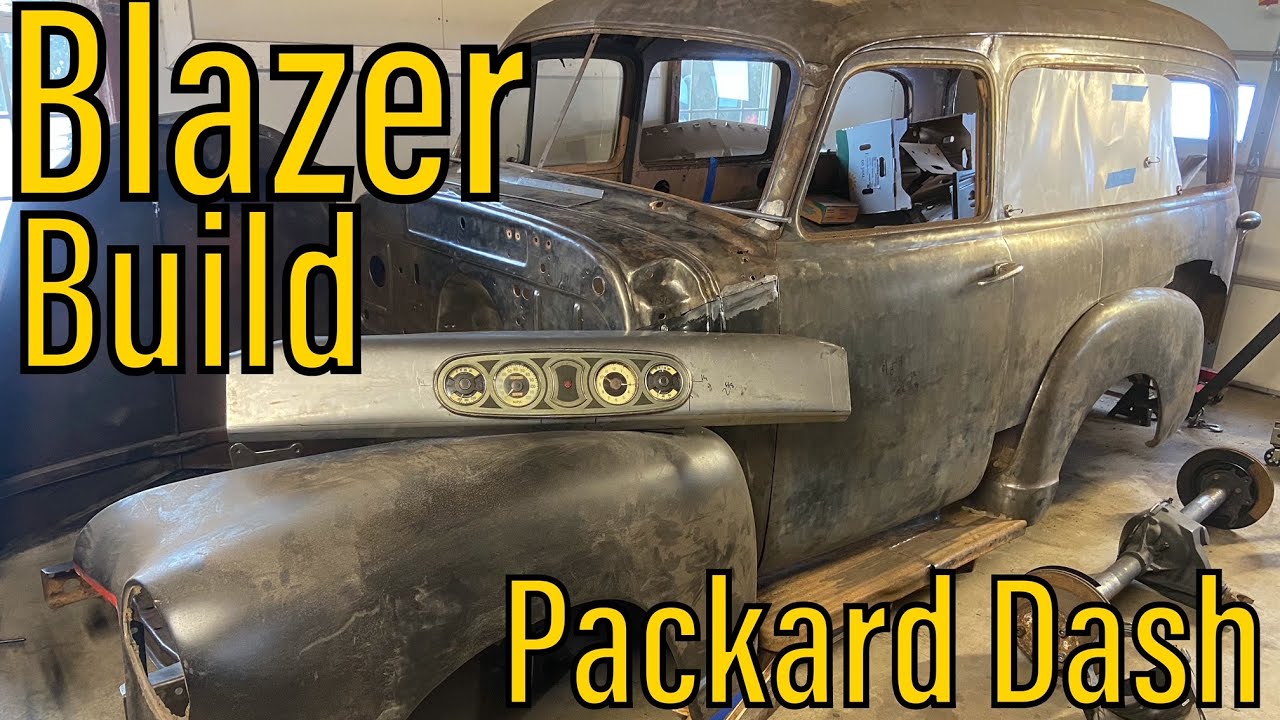 1951 Chevy Build Custom Dash Packard Gauges