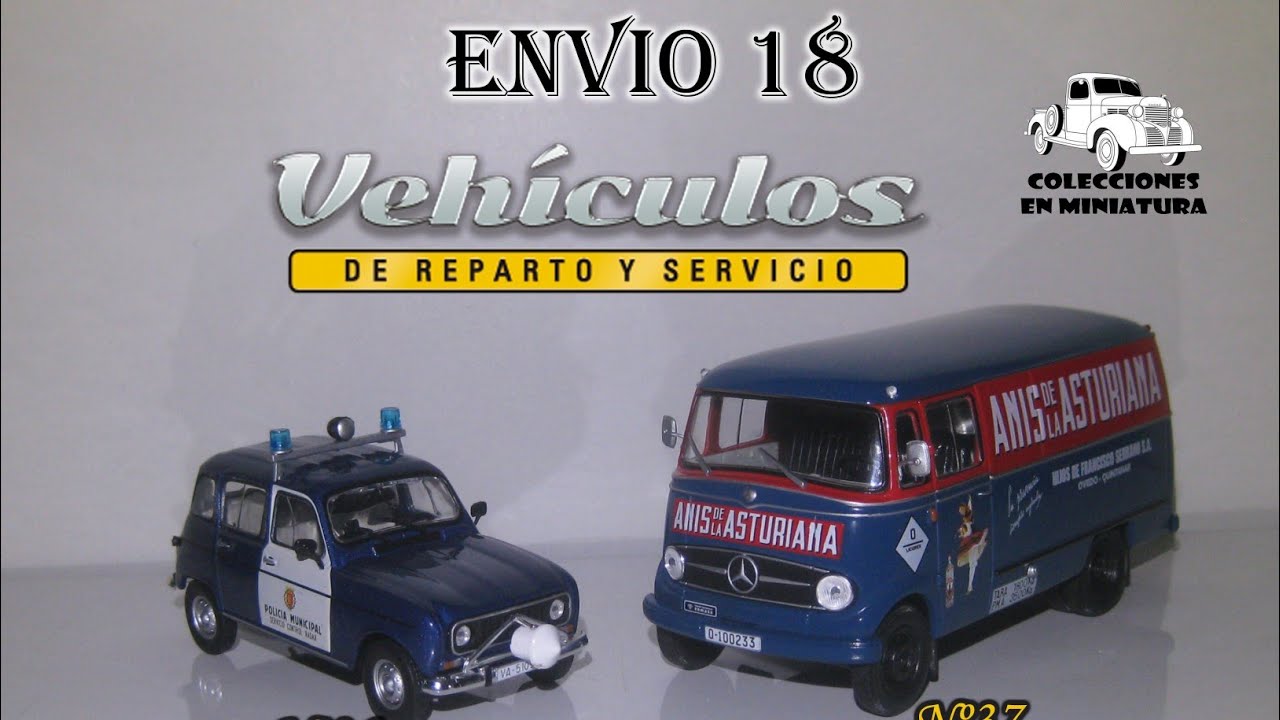 Envío 18 Vehículos de Reparto y servicio - Nº 36 y 37 - Salvat - 1/43