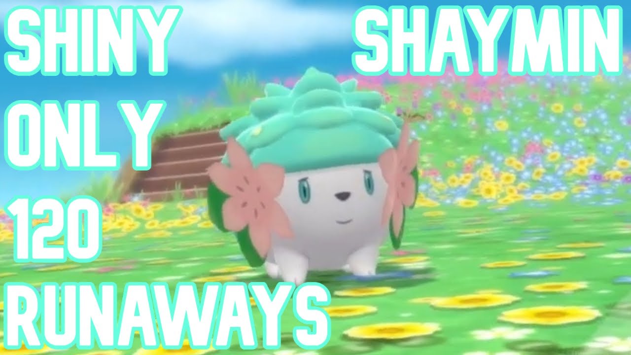 LIVE Shiny Shaymin in only 120 Runaway in Pokemon Shining Pearl!!!!!