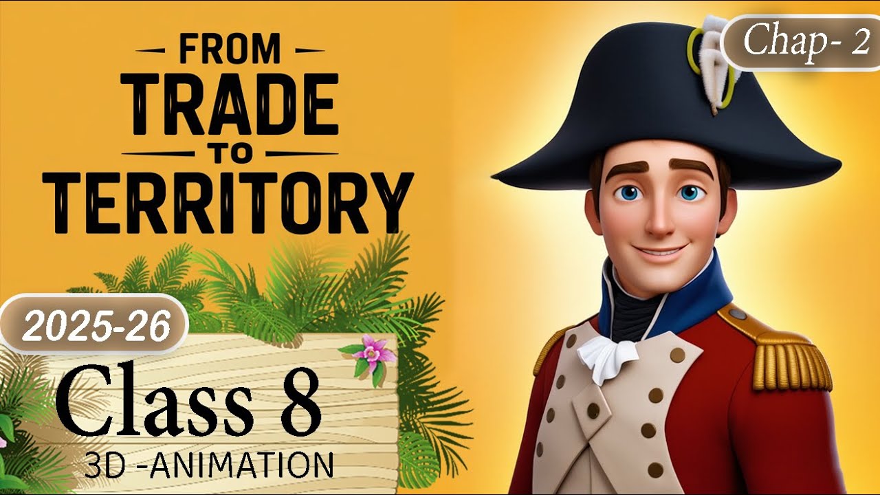 From Trade to Territory Class 8 ( Animated video) Explanation | Class 8 History Chapter 1 (One shot)