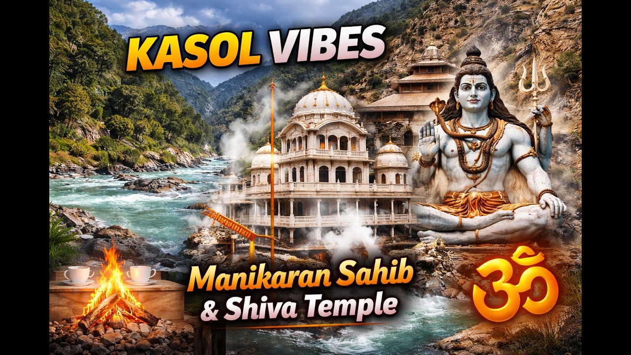 Manikaran Sahib Darshan ✨ | Gurudwara + Shiv Temple | Kasol Ki Hawa Mein Nasha Hai | Kasol Vlog
