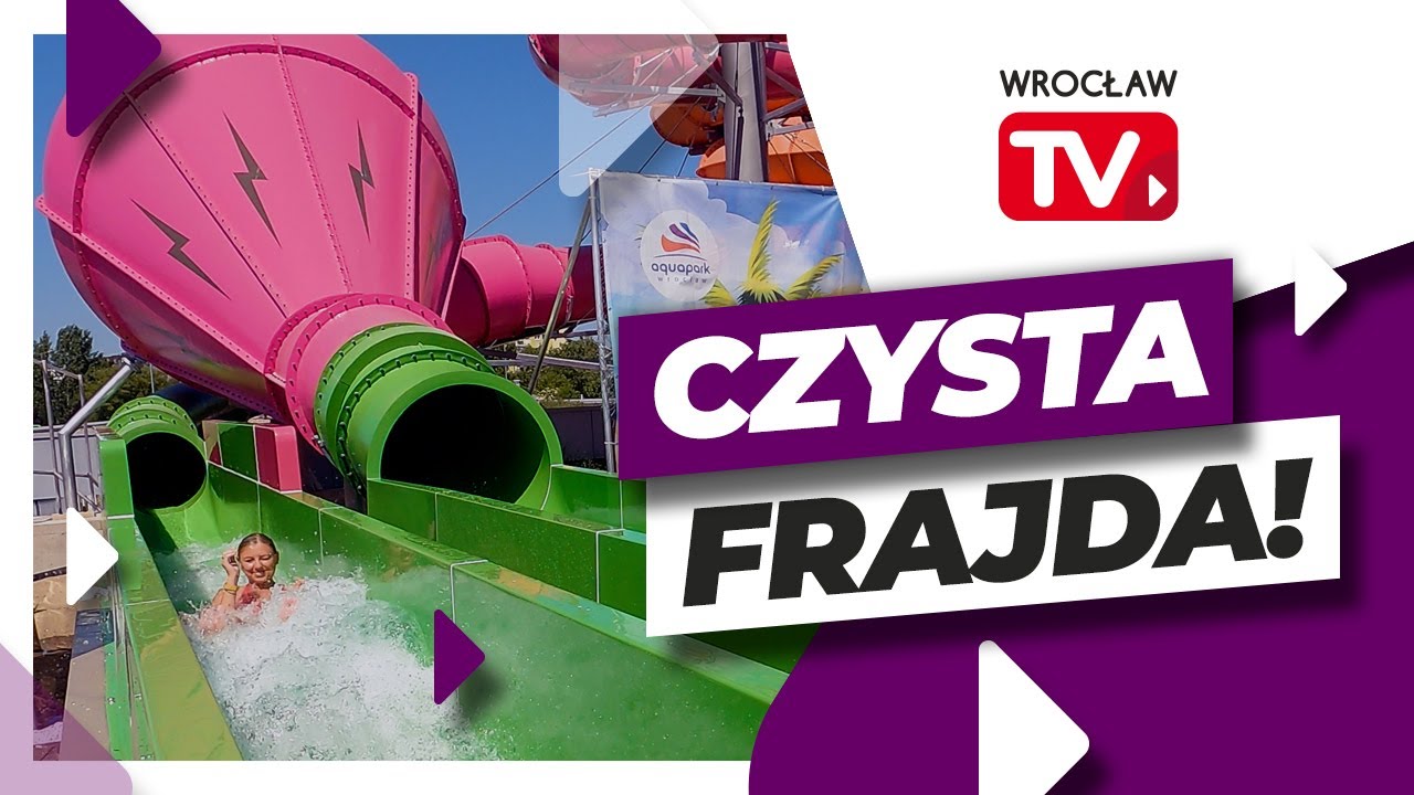 Nowe zjeżdżalnie w Aquapark Wrocław [POV] | Wrocław TV