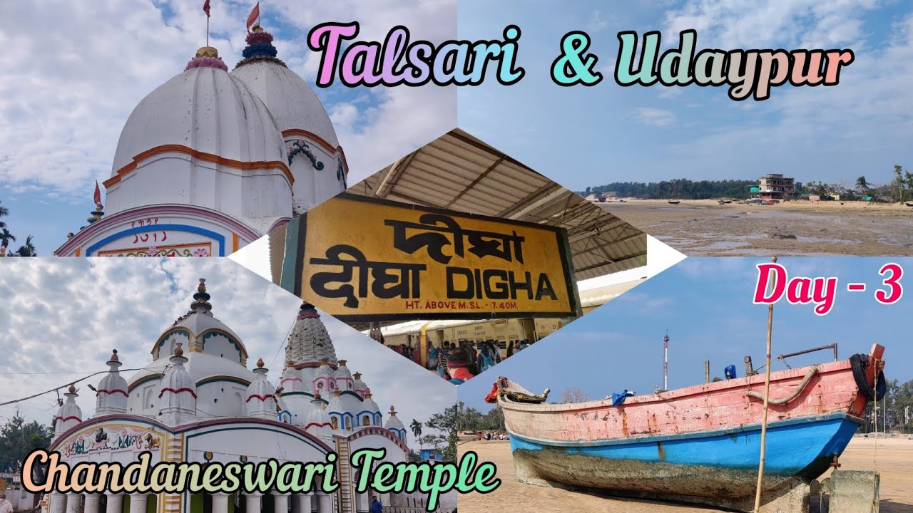 Digha Chandaneswari Temple // Talsari and Udaypur Sea beach , Odisha // Travel Boy Amit || Day - 3