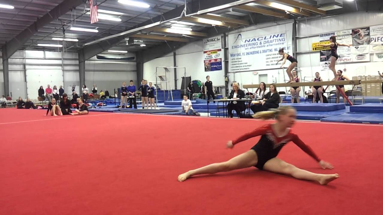 Kaylee's 9.7 floor routine at Winter Spirit (Xcel Diamond)