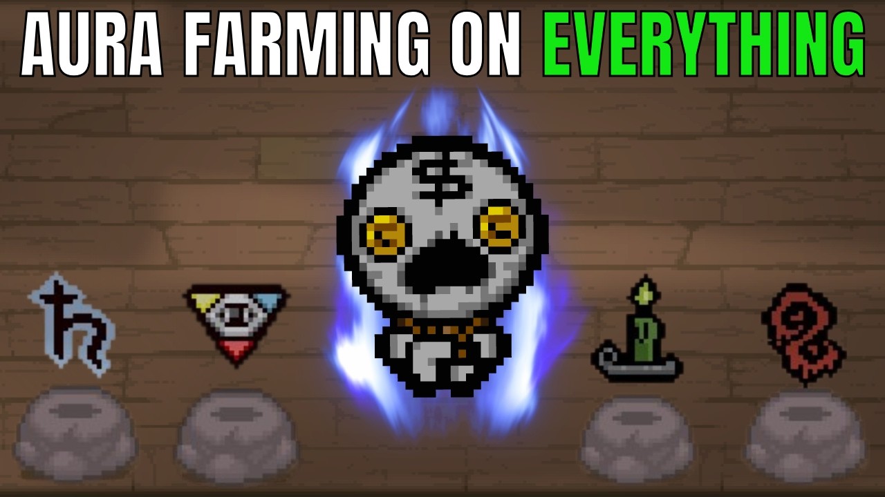 Creating the most POWERFUL aura ever (Modded Isaac)