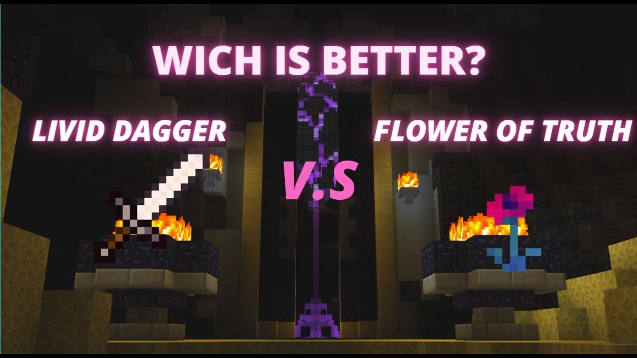 Best weapon Mid-end game-LIVID DAGGER V.S FLOWER OF TRUTH (UPDATED) :Hypixel skyblock