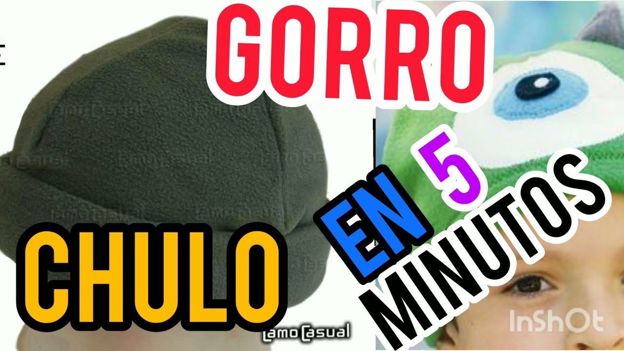 como hacer gorro fmde tela polar súper fácil
