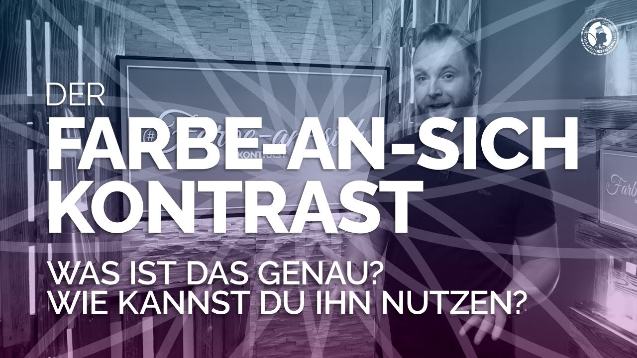 Der Farbe-an-sich-Kontrast - Was ist das? - Erklärung und Anwendung