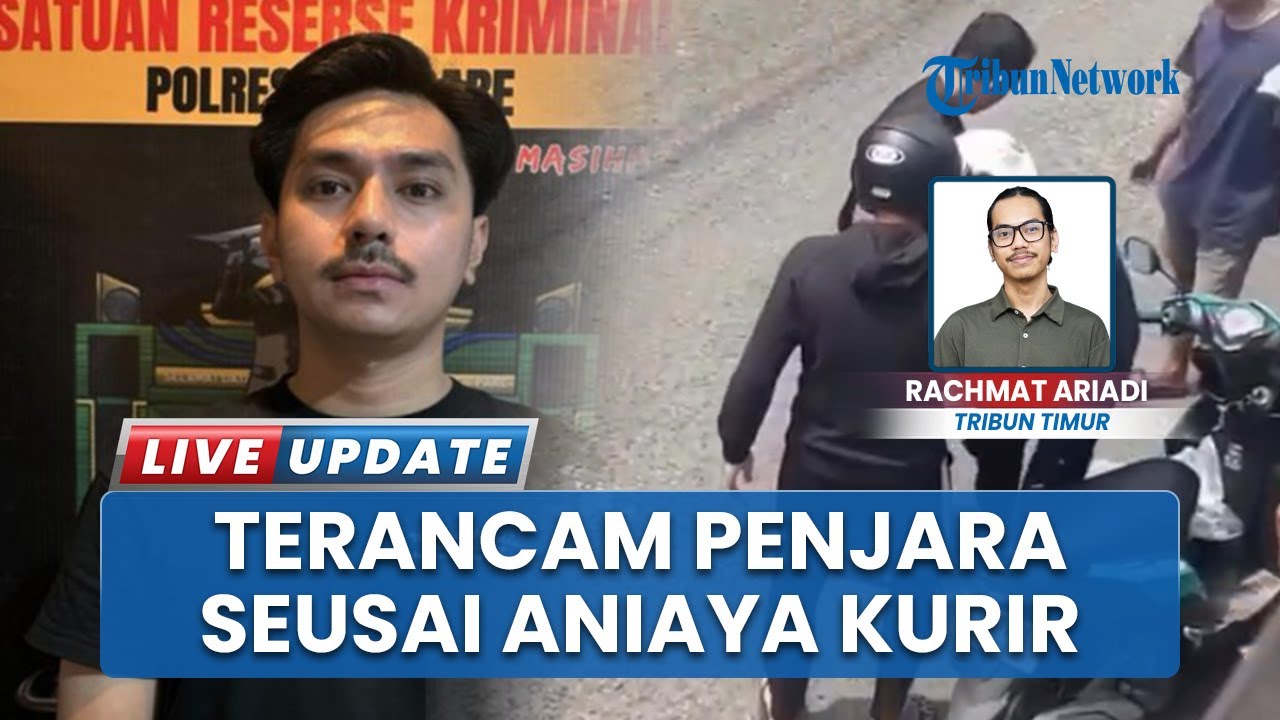 Penganiayaan Kurir Brutal di Parepare Sulsel Viral, Sosok Vikran Kini Terancam 5 Tahun Penjara