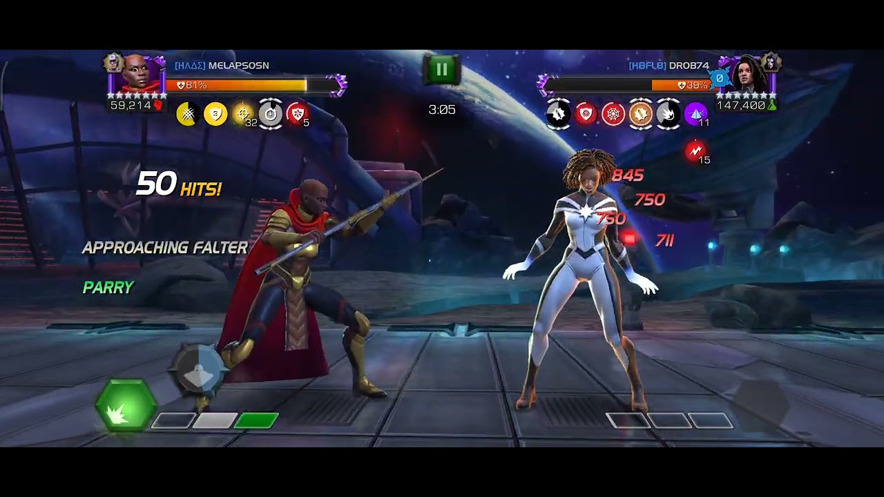 MCOC AW Node 47 - Okoye vs Photon (To Hell and back..)
