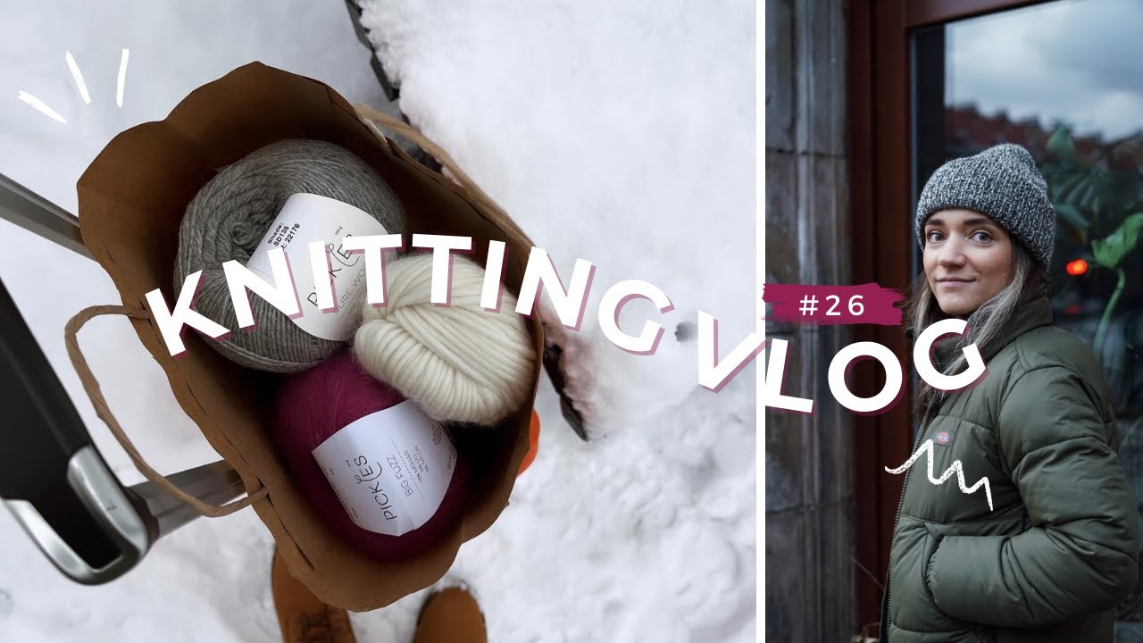 Vlog # 26 | My first vlog in English! KNIT app adventure in Oslo | Pickles yarn