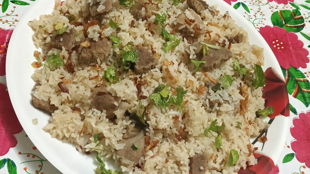 😋HOW TO MAKE# MUTTON PULAO# AT HOME 🤗