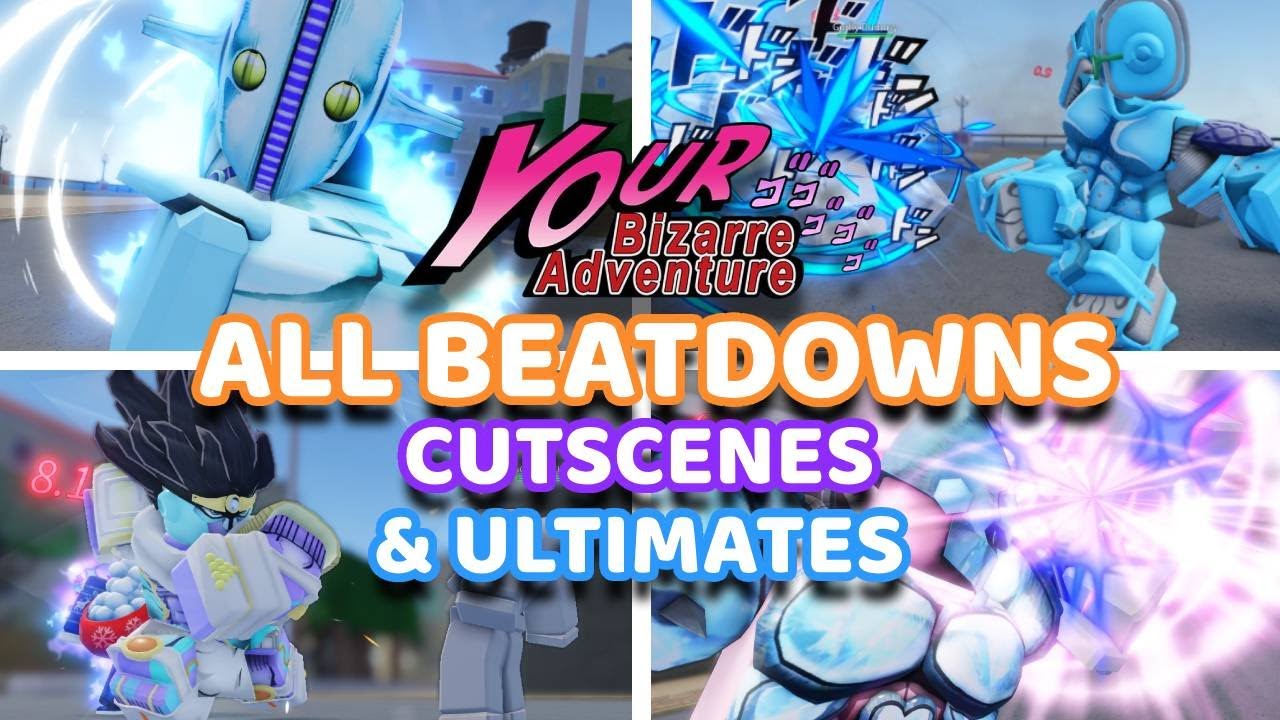 [YBA] All Beatdowns, Cutscenes, & Ultimates HD 2024