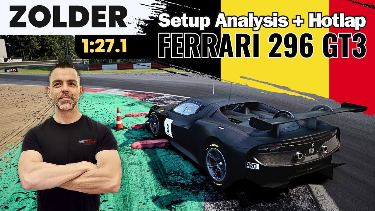 ACC: Analisi Setup Zolder - Ferrari 296 GT3 [1:27:1] | Massimo Zecchinelli