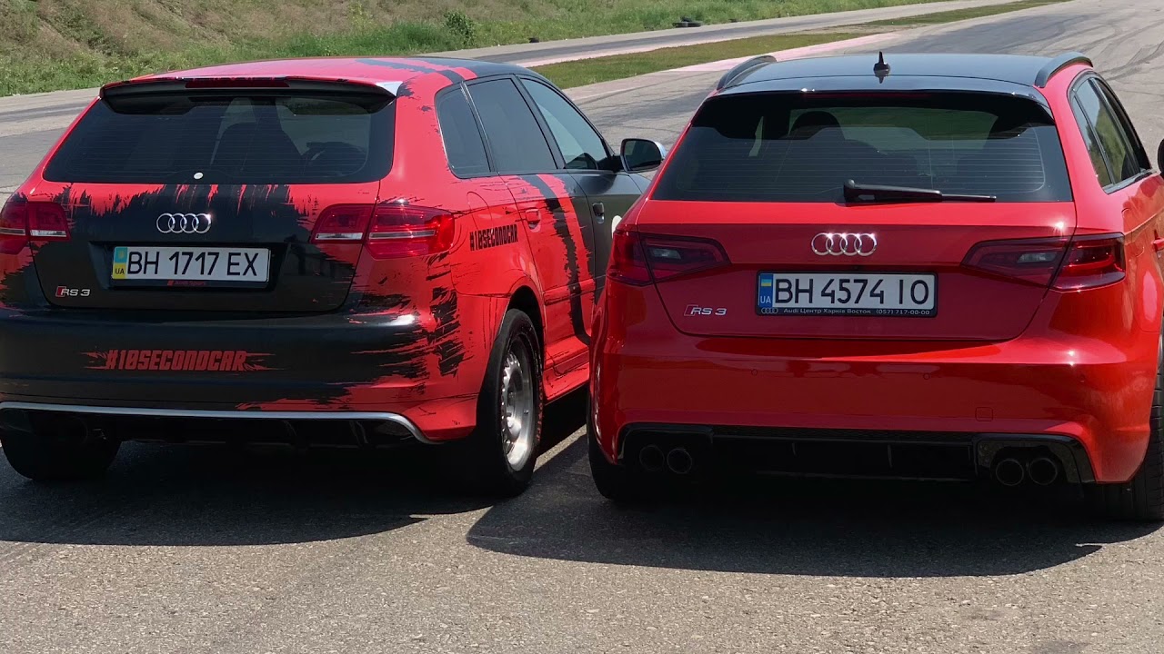 Audi RS3 8P 2012 CEPA vs Audi RS3 8V 2016 CZGB - Drag Race