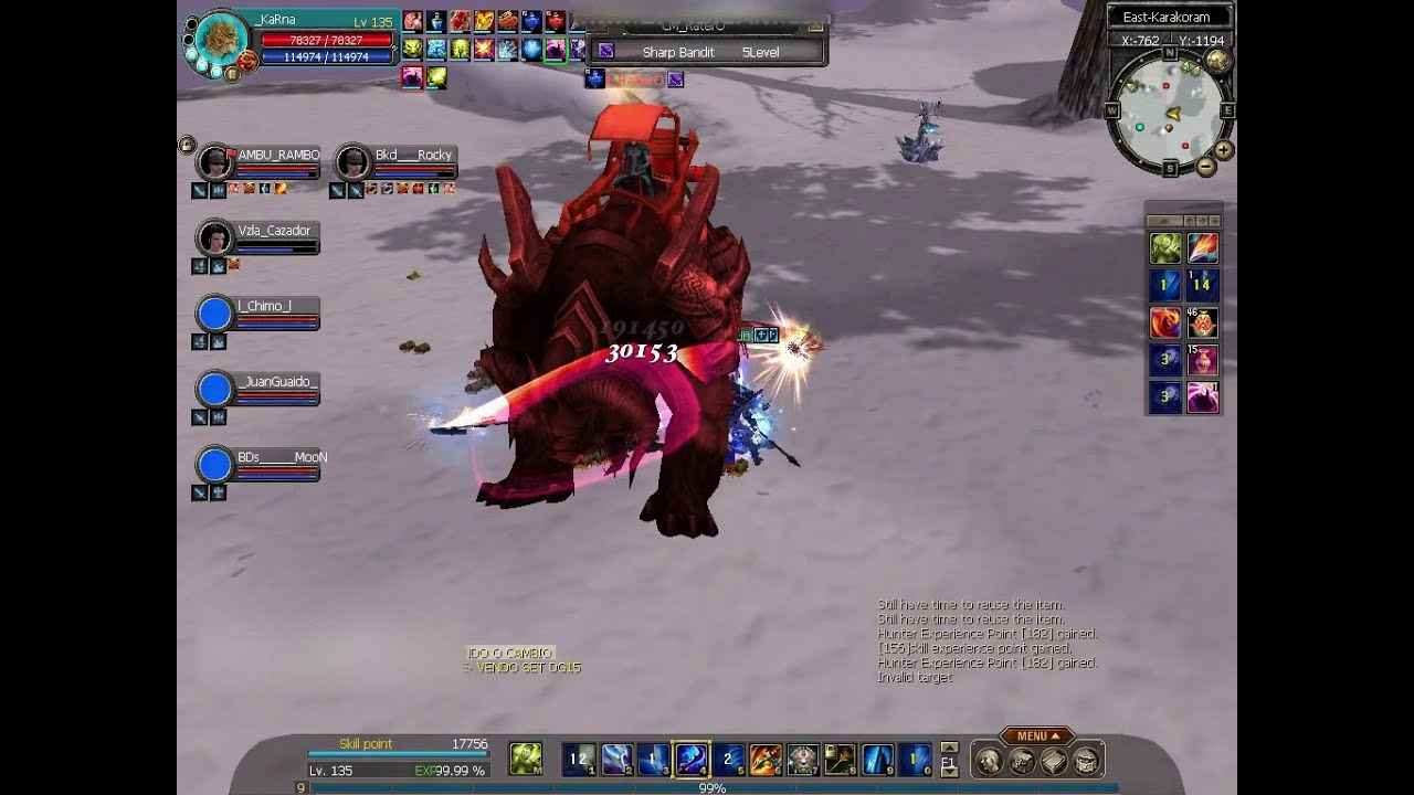 Silkroad Thieves Vs Hunters  - Job War KaraKoram