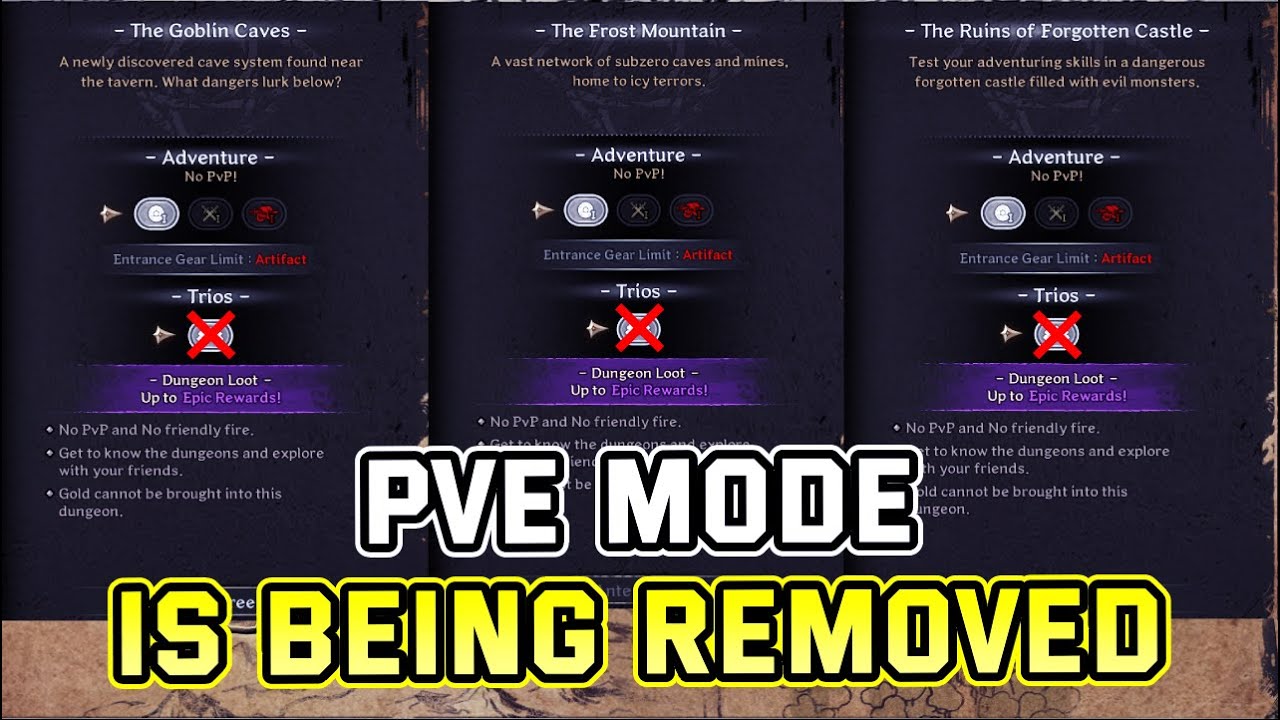 PvE Mode Being REMOVED From Dark and Darker... WHAT IS GOING ON SDF?