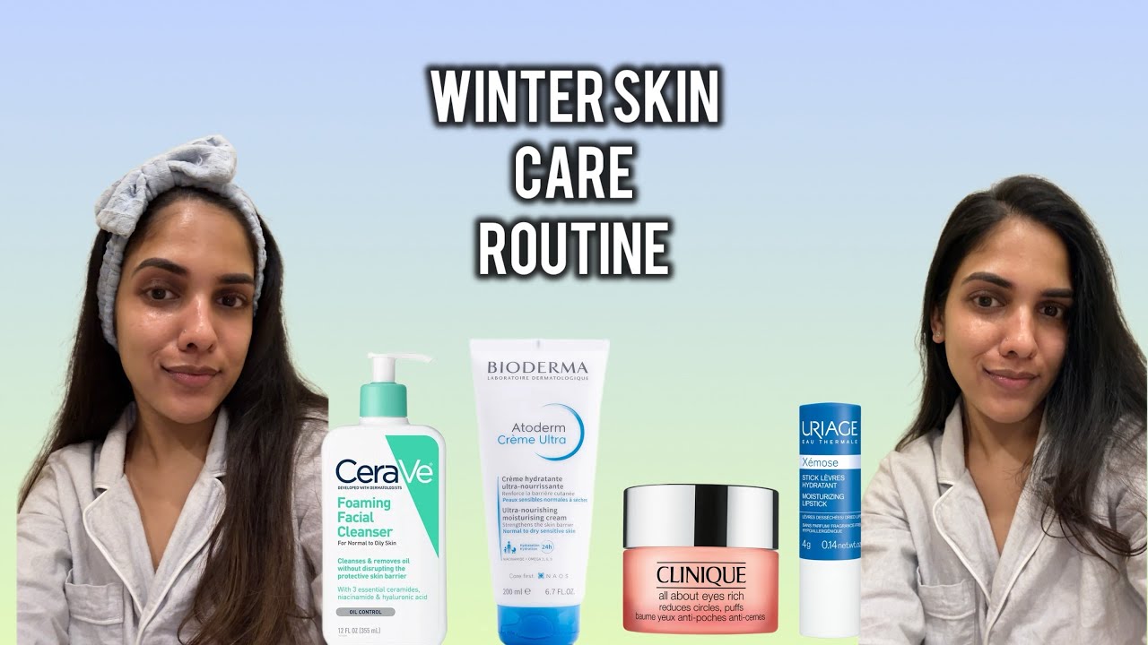 DO YOU SWITCH YOUR SKINCARE WHEN WINTER HITS? | My Winter Night Skincare Routine 🤍 #selfCareRoutine 