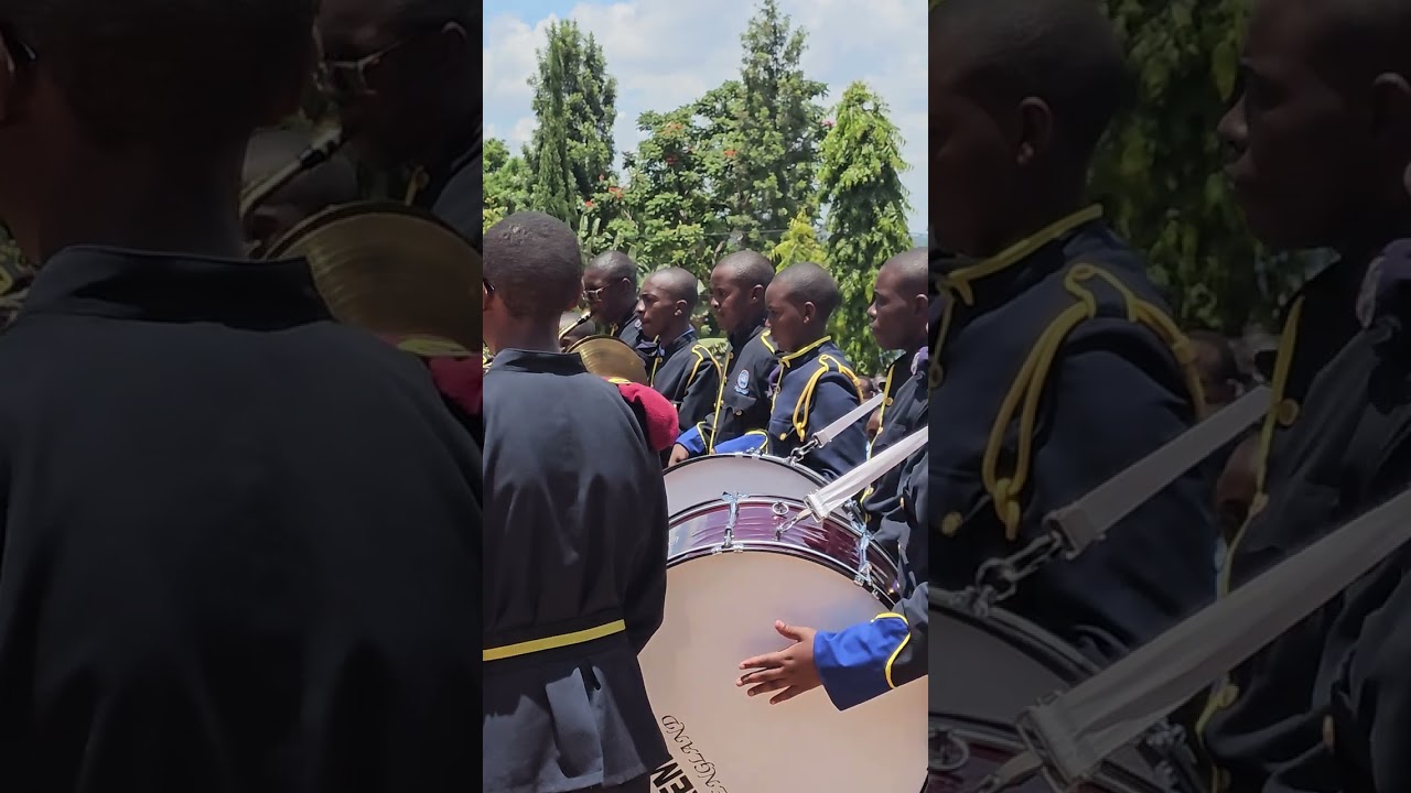 Performance by school band on the launch of NTV newspaper partnership.