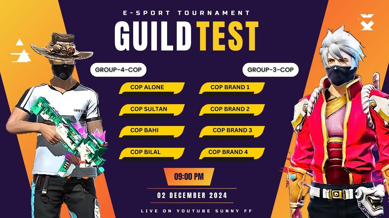 GUILD TEST LIVE TEAM COP | RE CAPS 