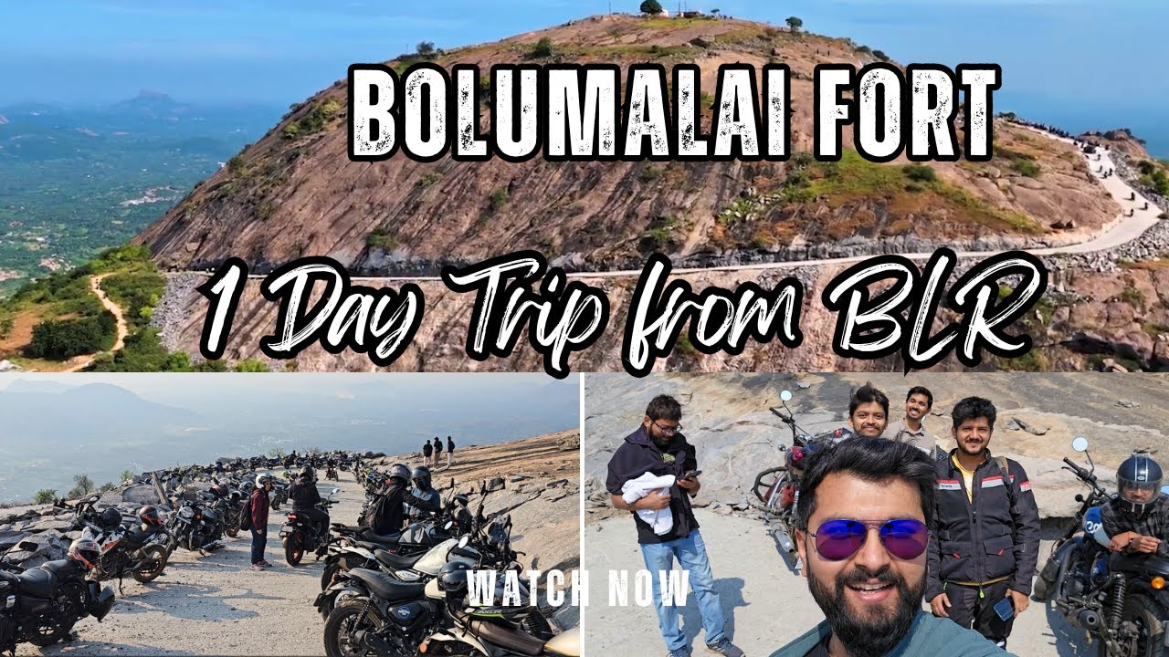 bolumalai fort | Krishnagiri, Tamil Nadu | one day trip | bolumalai fort bike ride