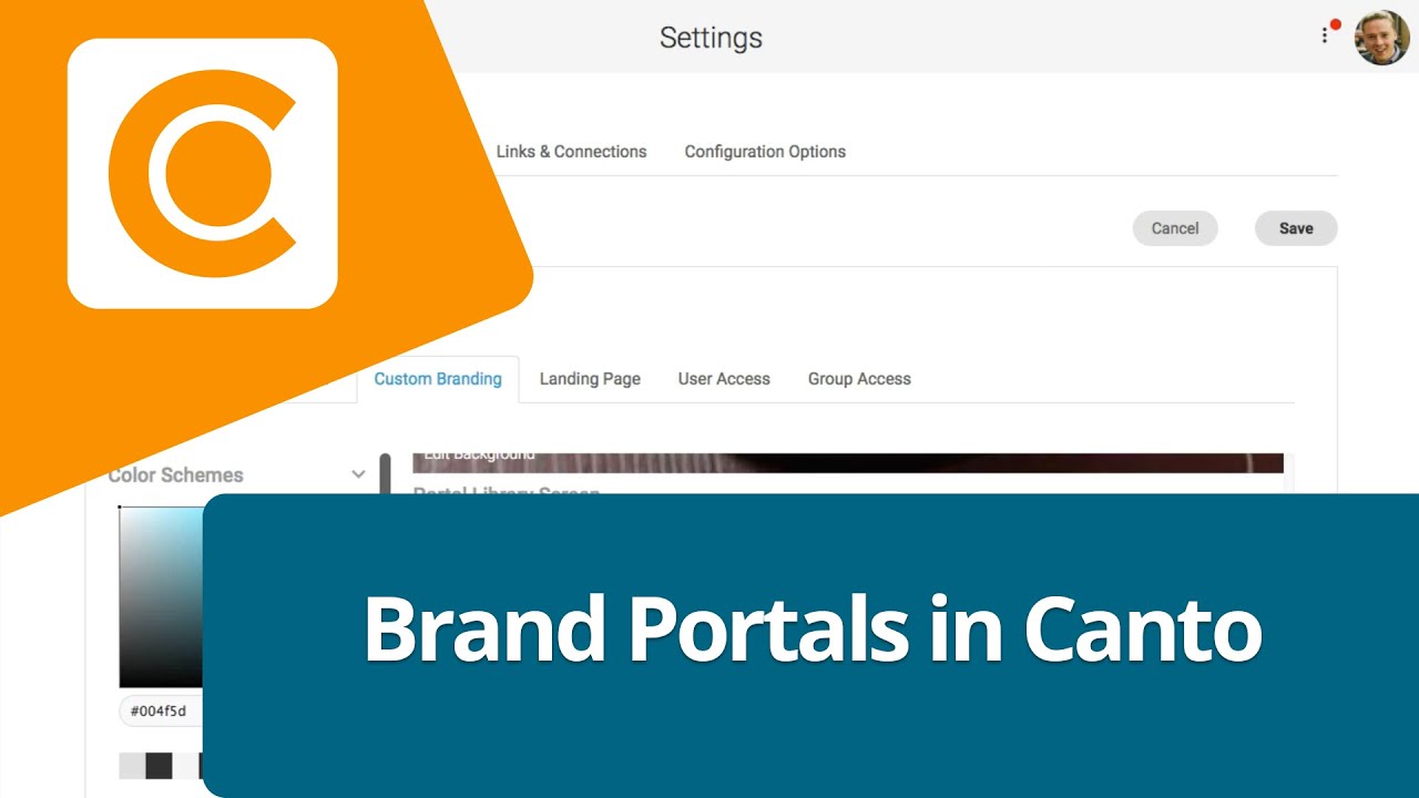 How to brand Portals in Canto