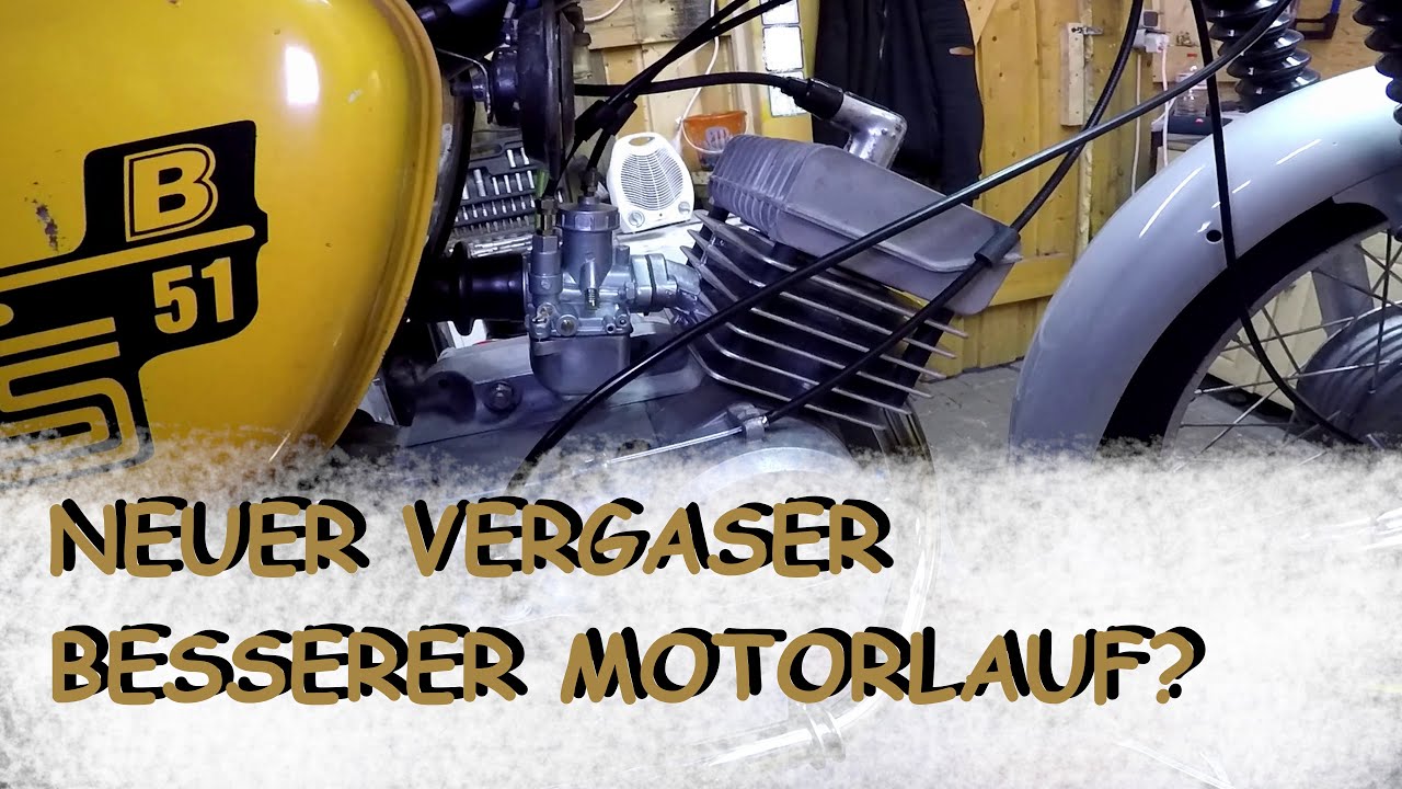 Simson S51 | Neuer Vergaser = besserer Motorlauf? | FEZ 16N 1-11 | Prüfen | DATTA | ELLKolben