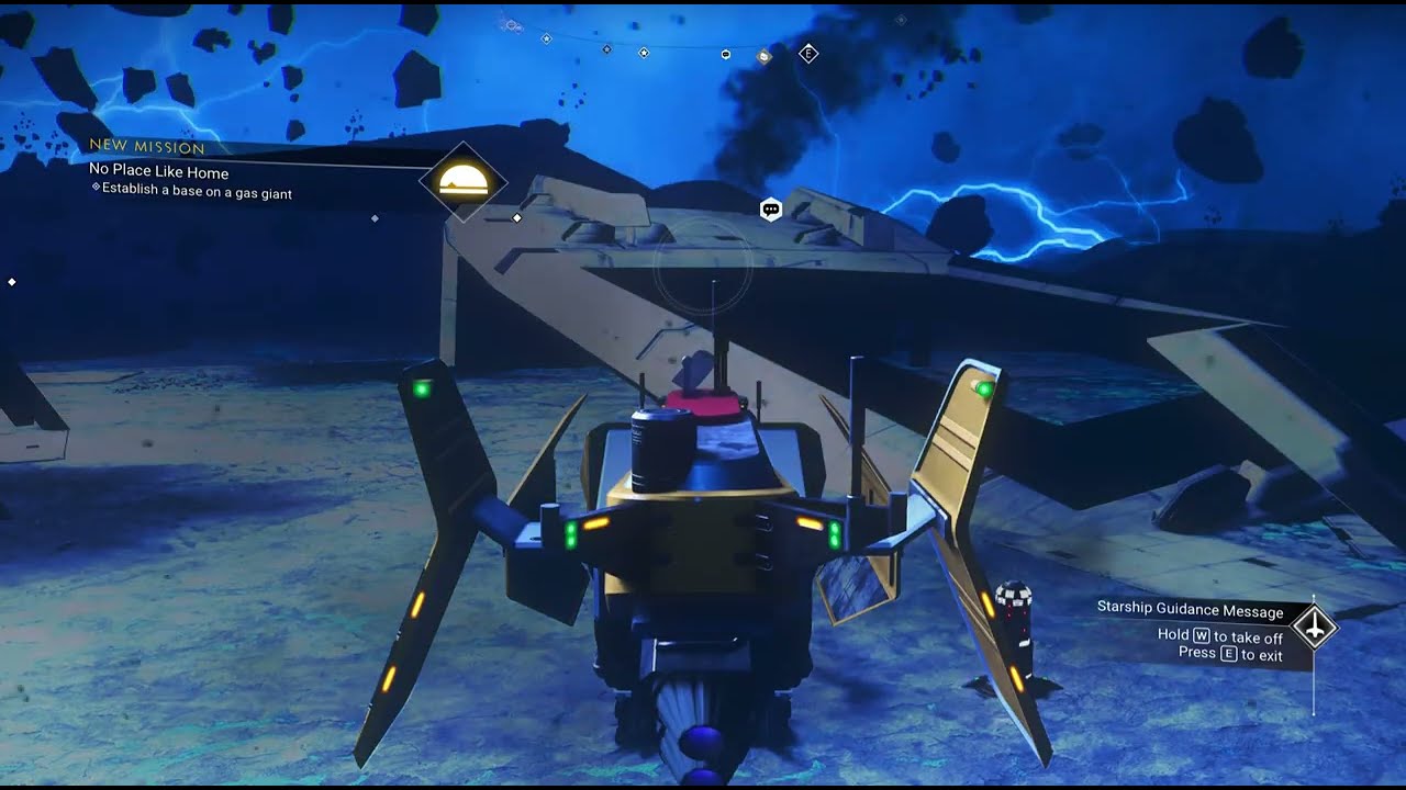 NMS Titan No Commentary 09 Stage 4 start, base, and fishing 