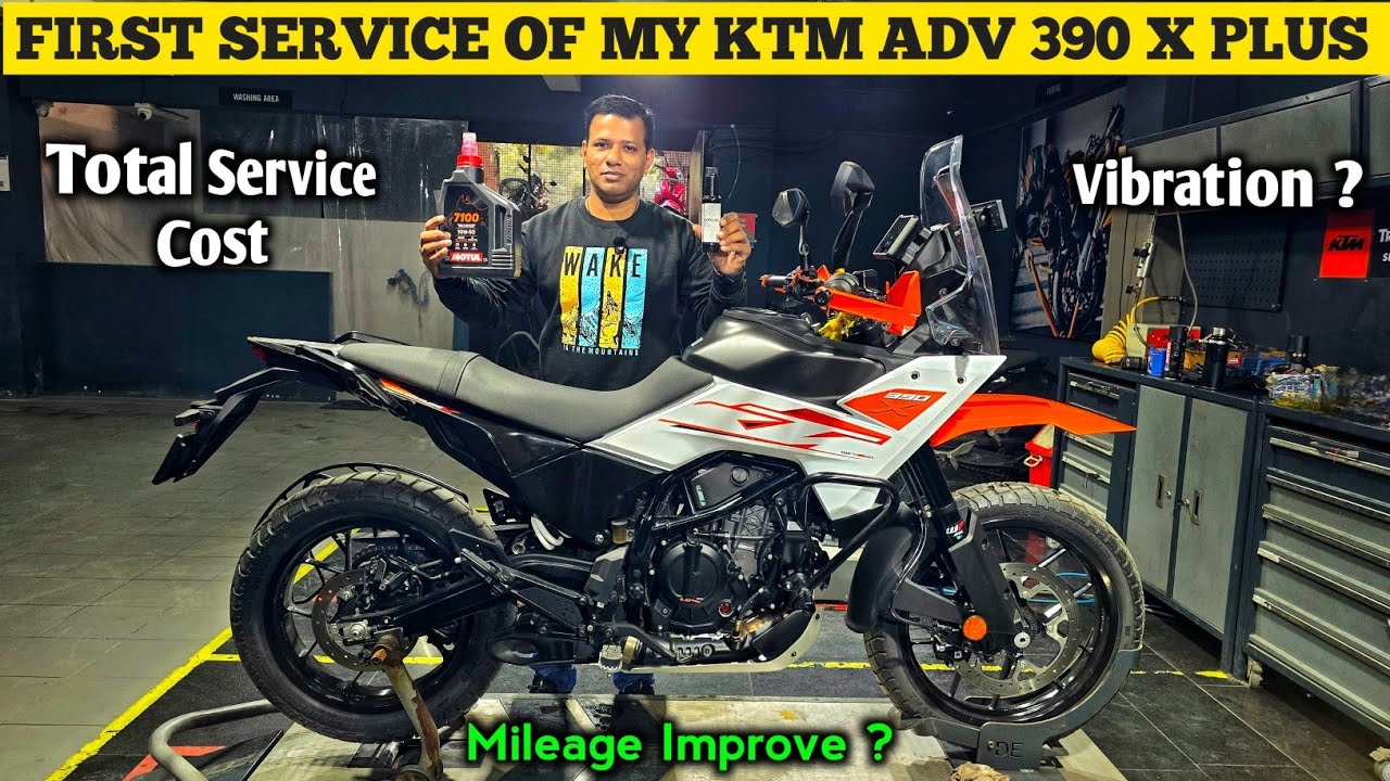 FINALLY KTM ADV 390 X Plus First Service | BILL ने SHOCK कर दिया! 💸 | Total Service Cost | Ktm Agra