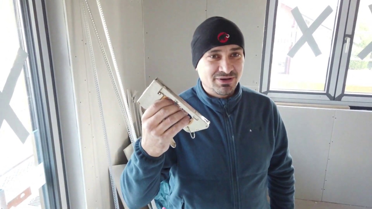 Cum se  montează colțarele din aluminiu  la plăcile de gips carton