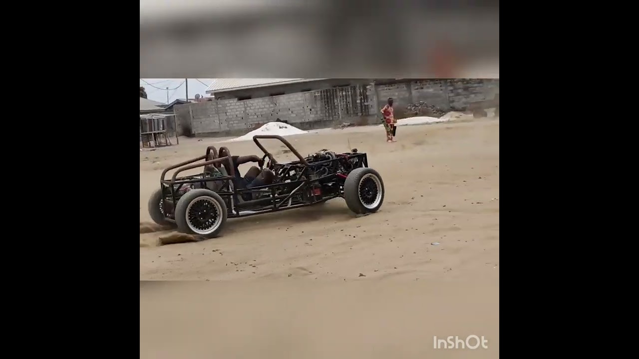 Deuxi&egrave;me journ&eacute;e de tests pour le HOZ ALPHA. une voiture de sport fabriqu&eacute;e au Congo Brazzaville