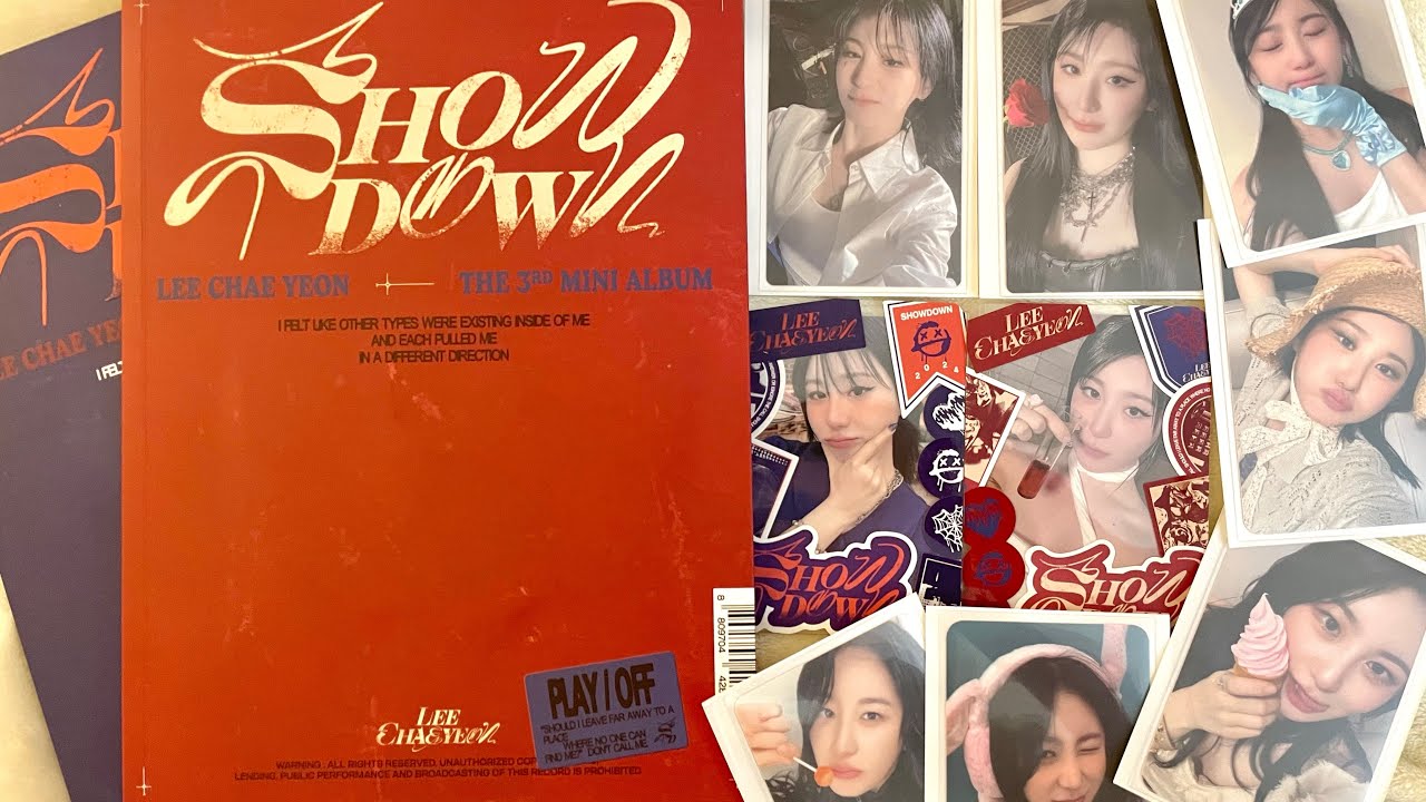 распаковка альбома showdown ли чэён ⋆.˚✮🎧✮˚.⋆ lee chaeyeon album unboxing