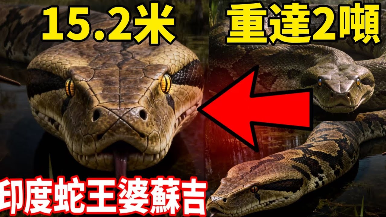 沒想到！泰坦巨蟒根本不算蛇界天花板？比泰坦巨蟒長1米，撕咬原始鯨魚的畫面太殘暴！ #未解之謎 #都市傳說 #絕密檔案