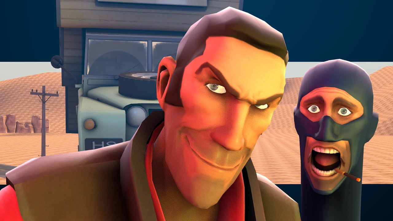 Sniper runs over Spy | TF2 [SFM]