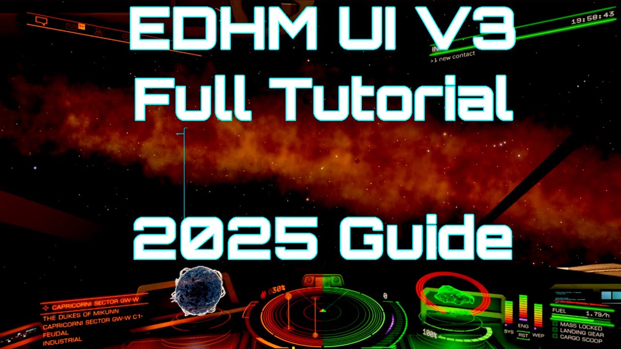 Elite Dangerous HUD Customization | Full EDHM UI Tutorial V3 (2025 Guide)