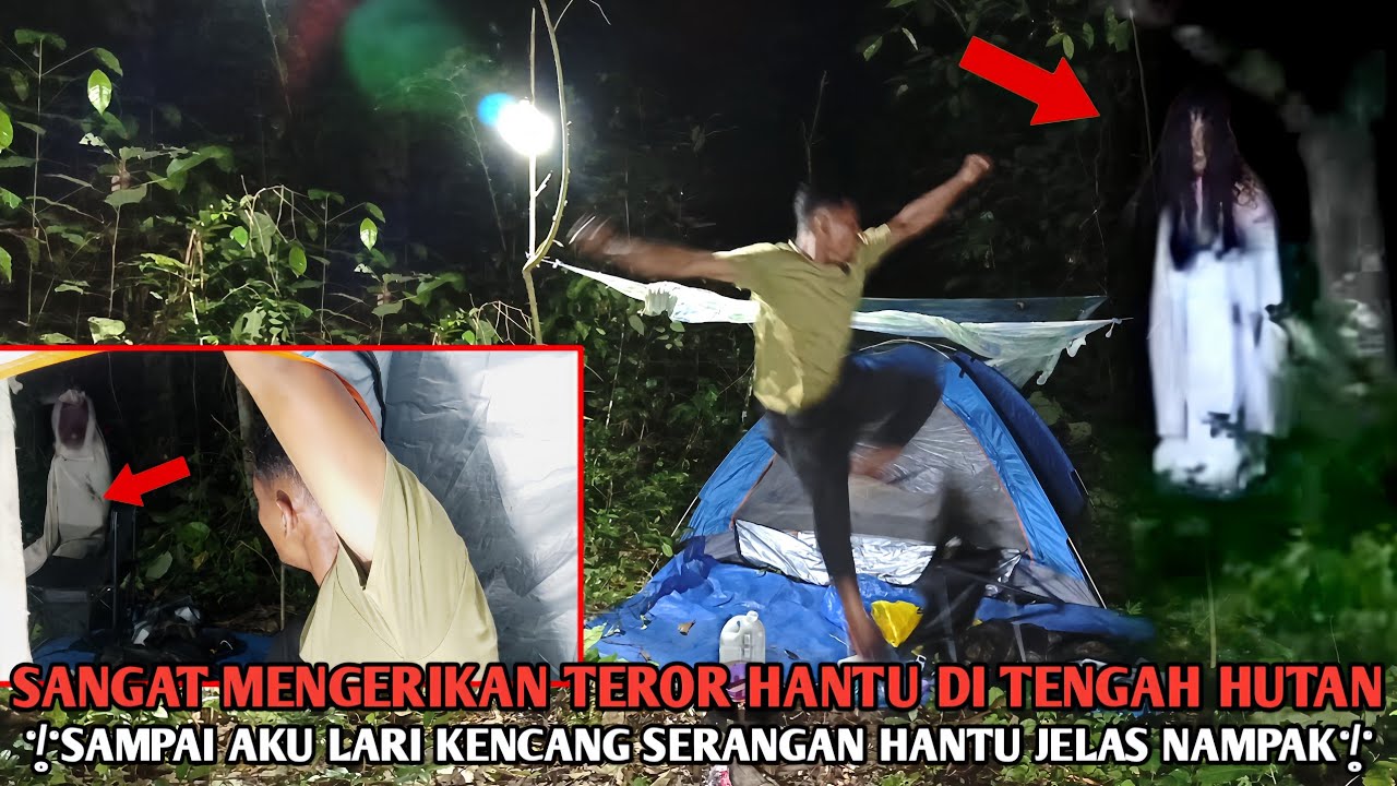 Camping horoR Kencang di Teror Hantu paling Mengerikan Hampir Tak berdaya aku Saat melihaT Sosok ini