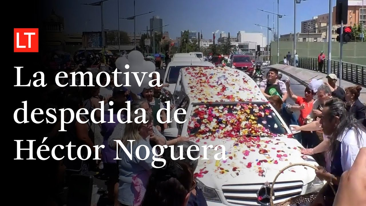 La emotiva despedida de Héctor Noguera: cortejo fúnebre fue homenajeado en Pérgola de Las Flores