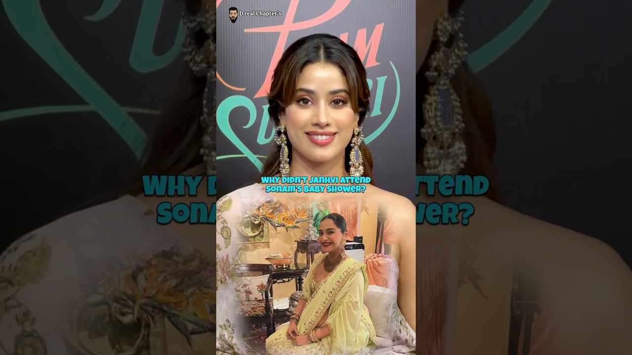Why Janhvi Kapoor Didn&rsquo;t Attended Sonam Kapoor&rsquo;s Baby Shower #bollywood #janhvikapoor #sonamkapoor
