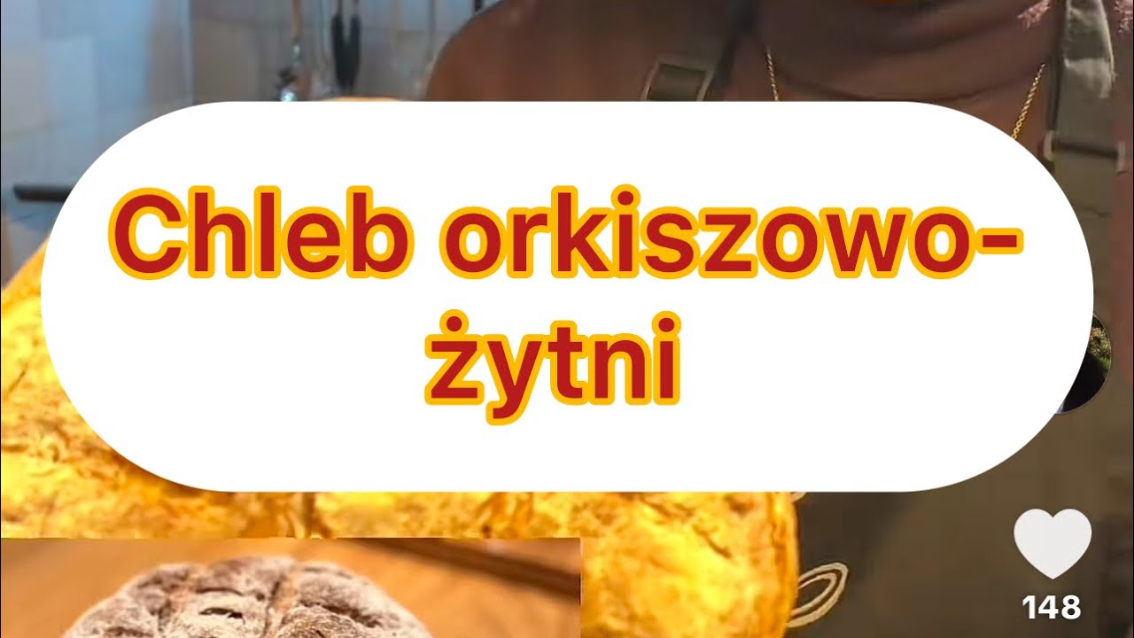 Chleb orkiszowo-żytni ,prosty w wykonaniu 