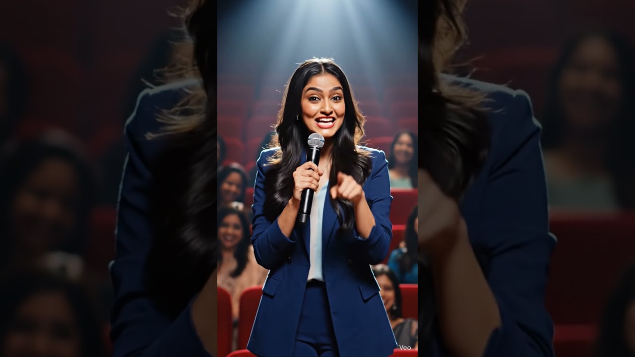 #FunnyGirl#DesiComedy#IndianComedy#JokeTime#FunnyJokes#trending#ViralShorts#StageComedy#ComedyVideo