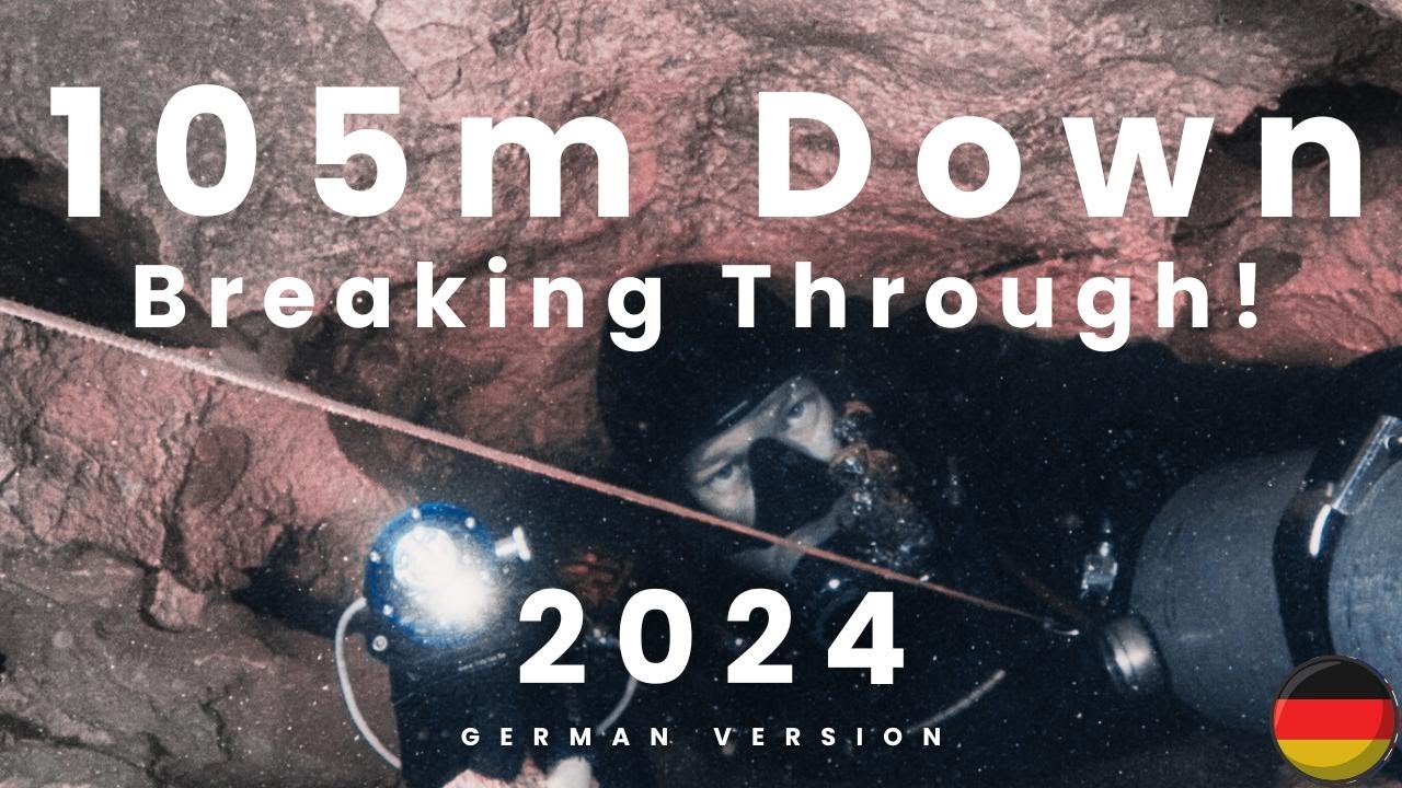 Extreme technical Cave Diving - 105 Meter unter der Erde