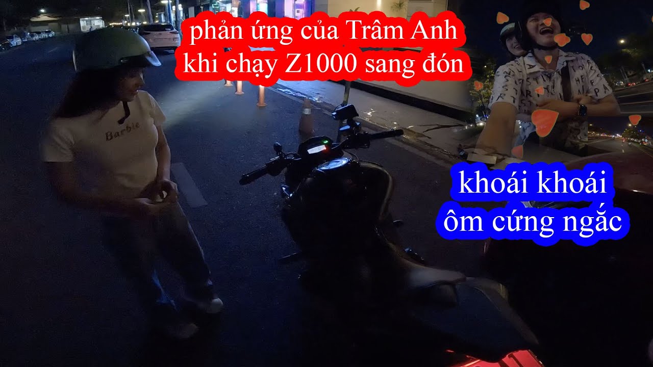 Phản Ứng Của Trâm Anh Khi GoGo TV Chạy Z1000 Sang Đón