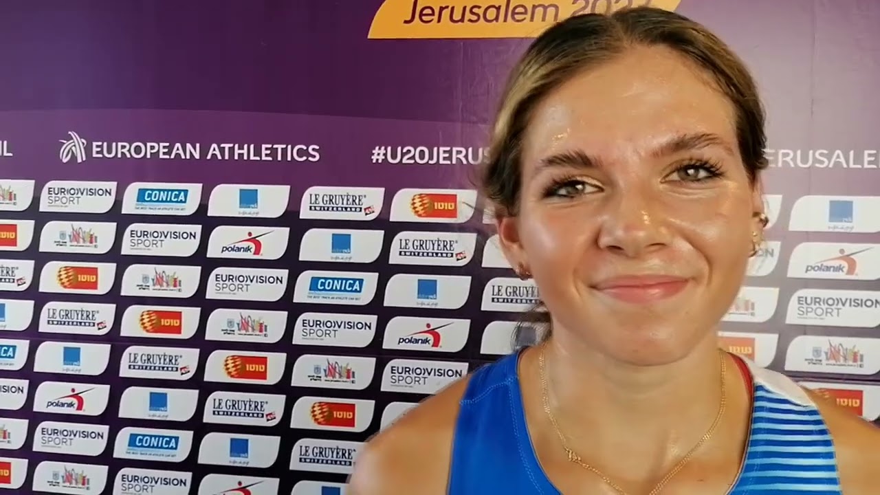 Karolína Jarošová po rozběh na 3000 metrů překážek v Jeruzalémě